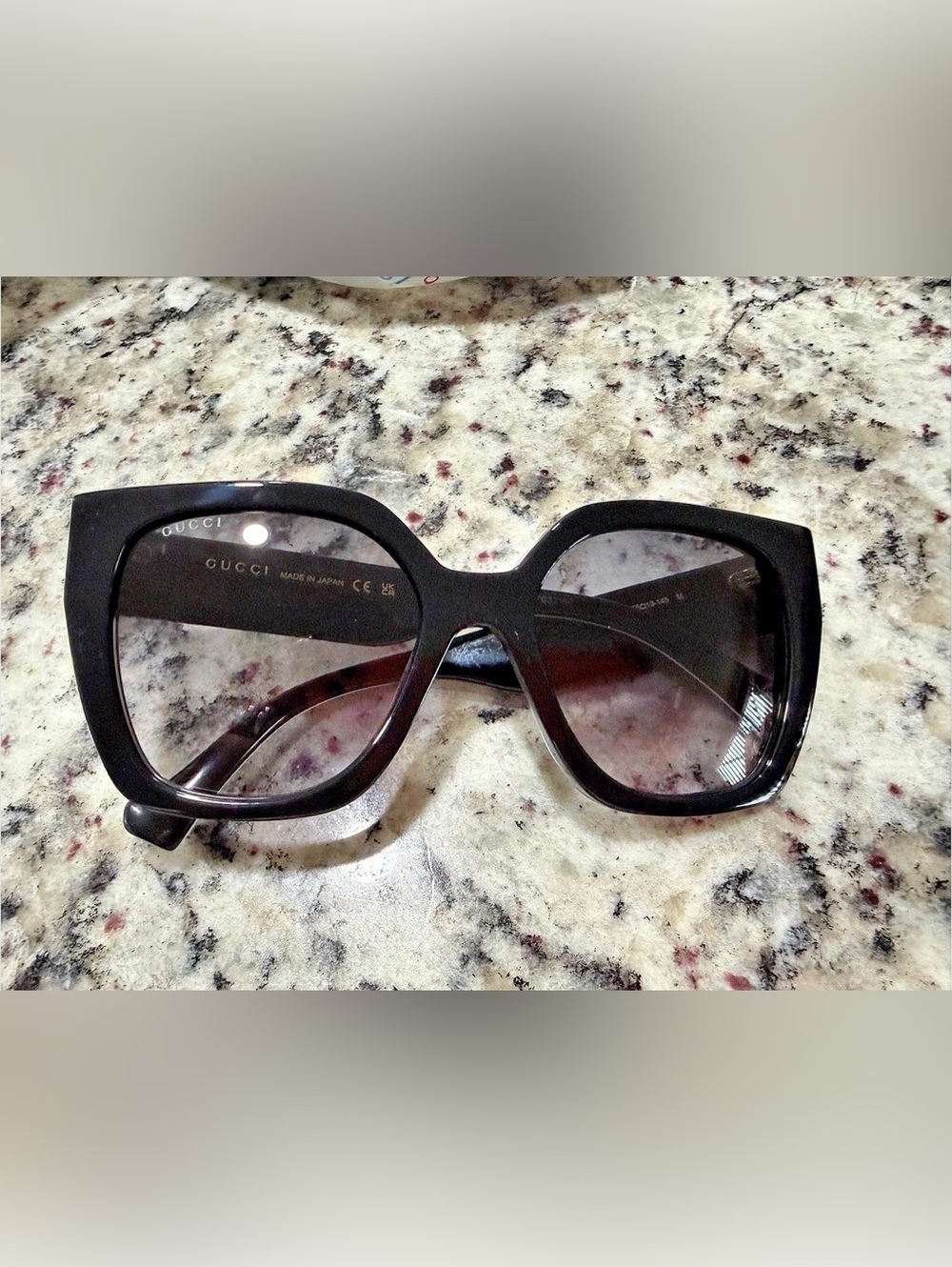 Gucci GG1300S Color Block Sunglasses Black & White